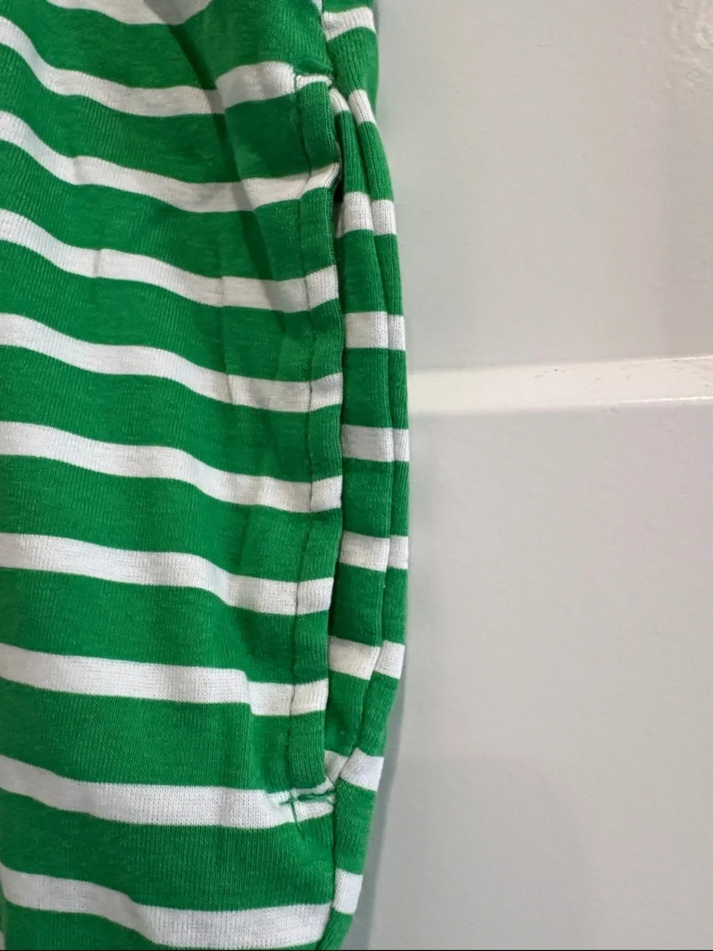 Target Green & White Striped Women’s Long-Sleeve Pajama sets- 2 sets - Picture 4 of 6